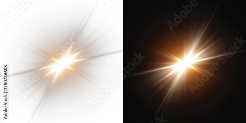 Glow isolated white transparent light effect, sun light with lens flare effect. Sun flush, Overlays, light, Sun, sunrays, transitions, lens flare, light leaks and glare in PNG format. PNG sunlight