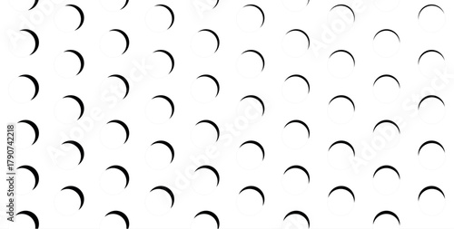 Metallic Seamless Circle Pattern Vector Texture – 3D Dots, Abstract Gray Design, Modern Wallpaper, Decorative Art Background, Minimal Light Shapes, Water Metal Effect Illustration