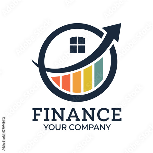 Modern Finance and Real Estate Growth Logo Design – Business Investment and Success Concept for Corporate Branding