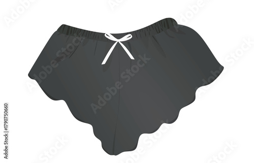 Woman silk panties. vector illustration	
