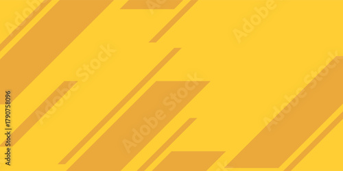 Bright Yellow Dynamic Geometric Background. modern creative trendy design