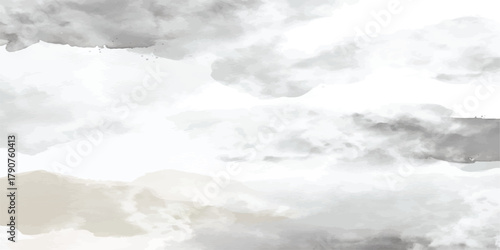 A serene sky filled with soft clouds in gentle colors, evoking tranquility.Gentle Gradient of Soothing gray Hues Blending into Soft, Cloud Like White.