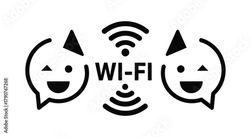 Wifi connection available free wireless internet access point
