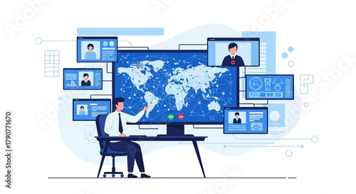 Global Collaboration Through Video Conferencing: A Connected World of Remote Communication