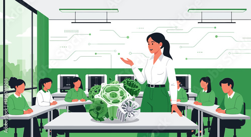 Innovative engineering education in a modern classroom environment promotes learning success