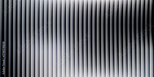 Colorful grainy gradient background template. Trendy ribbed glass effect texture, Soft glass ripple gradient in icy pale blue and lavender hues