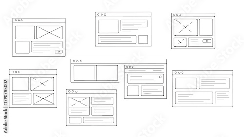 Architectural design drawing of a vector house blueprint and floor plan sketch for construction or home building project illustration