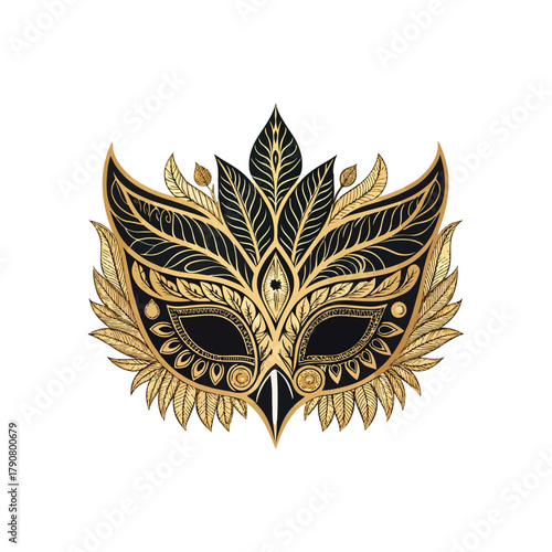 Mardi Gras mask clipart