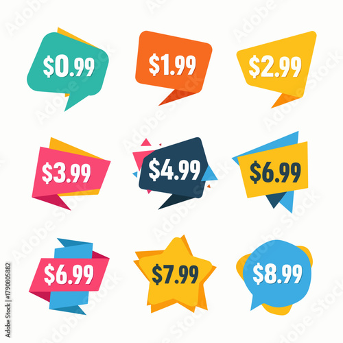 Affordable Product Pricing Displayed in Vibrant Red