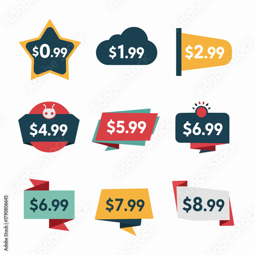 Eye-Catching Promotional Labels for Store Discounts