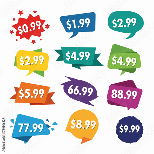 Promotional Sale Badges for Seasonal Store Discounts