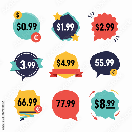 Promotional Sale Badges for Seasonal Store Discounts