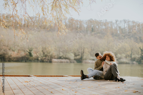 Couple enjoying a peaceful ...