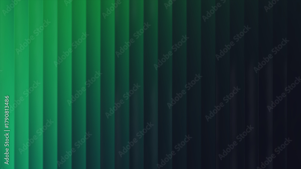 Obraz premium Vibrant green vertical stripes abstract gradient background texture