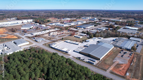 Tableau sur toile City of Florence, Alabama industrial manufacturing park