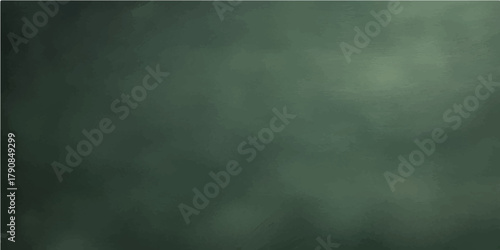 Dark grunge chalkboard with green chalk texture and smoky light backdrop