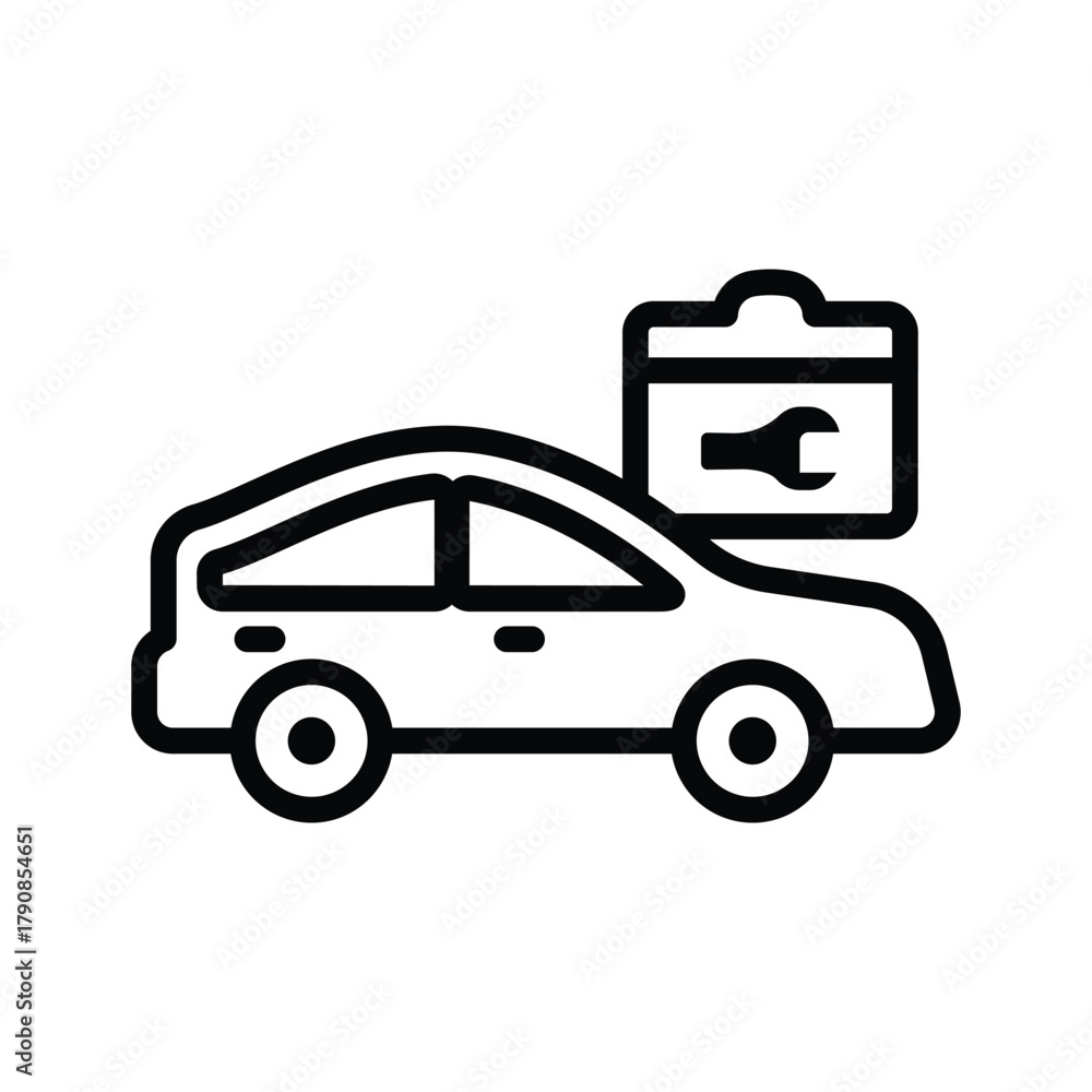 Obraz premium Car Toolbox icon