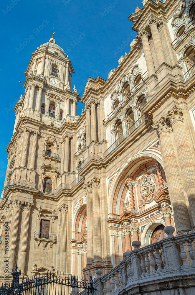 Naklejka premium Renaissance cathedral of Malaga, Andalusia, Spain