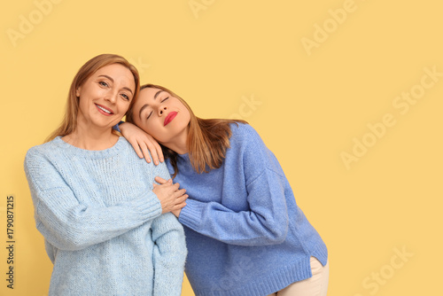 Beautiful young woman and h...