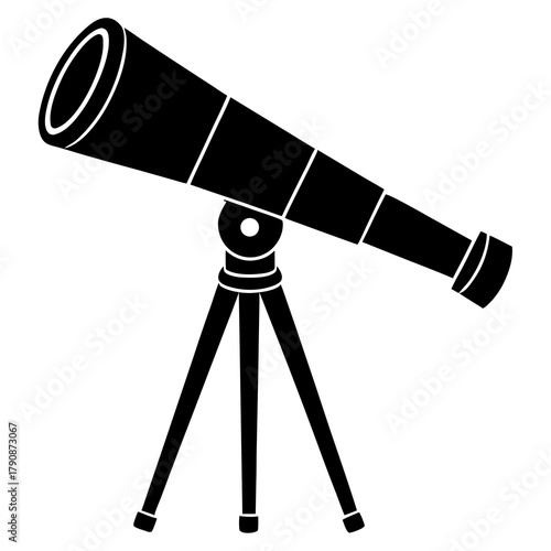 telescope vector illustration