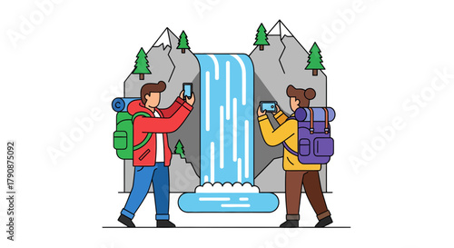 Adventurous Explorers Capture Majestic Waterfall Views With Their Smartphones