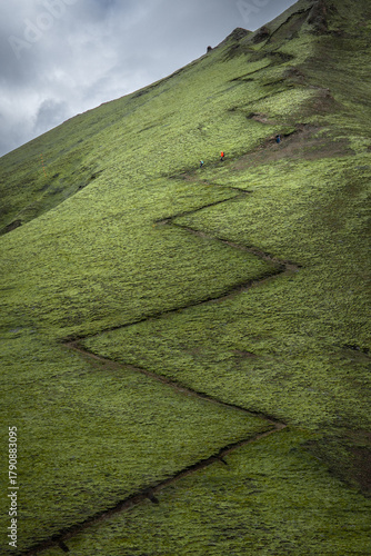 The lush valley of Þórsmörk (Thorsmork) in Iceland’s southern highlands — a dramatic landscape of moss-covered mountains, glacial rivers