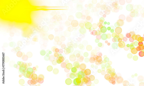 Yellow glowing light bright star, golden sun