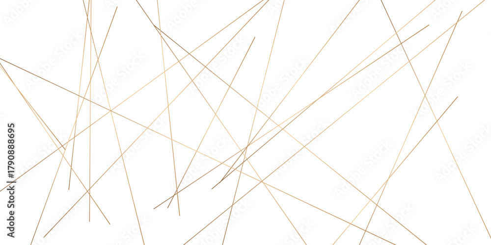 Obraz premium Abstract background with lines. Golden lines on White paper. Line wavy abstract vector technology line pattern background.