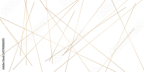 Abstract background with lines. Golden lines on White paper. Line wavy abstract vector technology line pattern background.