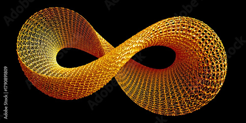Infinite Elegance: Topological Forms in Motion, ai generated.
