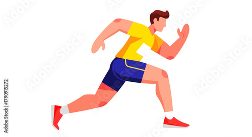 Energetic Runner Silhouetted Against Black Backdrop Demonstrating Speed And Agility Skill