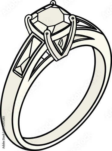 Exquisite diamond engagement ring symbolizing love, commitment, and a cherished future, perfect for proposal and wedding celebrations.