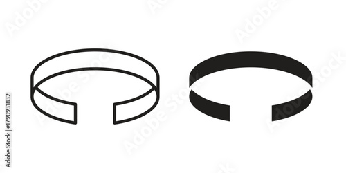 Obraz na płótnie Bracelet icon Illustrations, thin line symbol - editable stroke