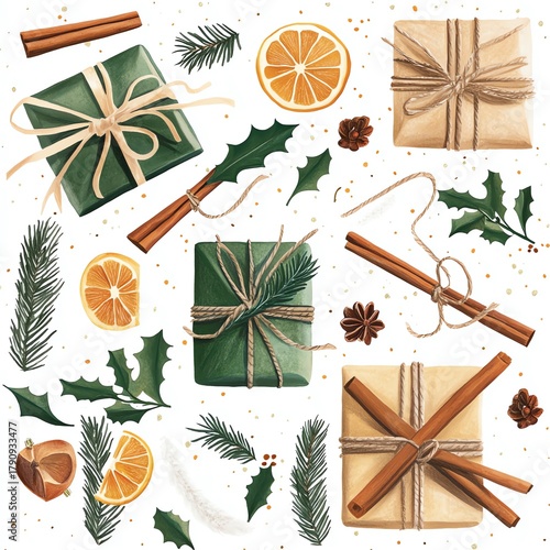 Eco-Friendly Christmas Gift Pattern