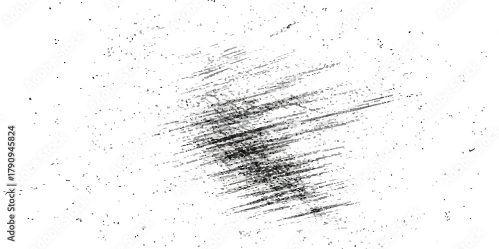 Fototapeta premium Grungy distressed overlay texture with black scratch marks and dust specks