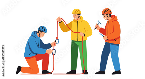 Teamwork And Preparation: Adventures In Climbing, Ensuring Safety And Success Together