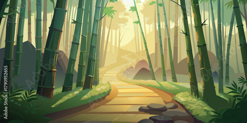 bamboo forest in japan