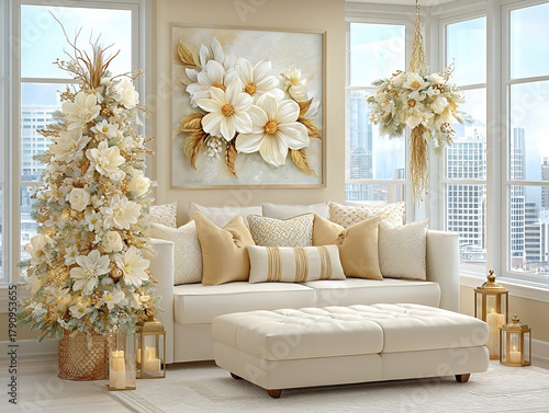 a modern Christmas design