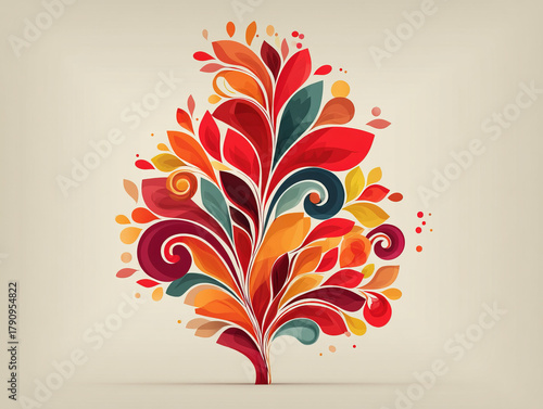 decorative Christmas swirls