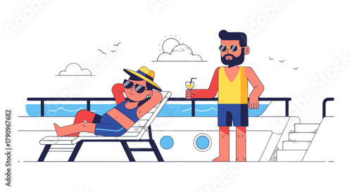 Relaxing On Deck Enjoying Cocktails With Beautiful Views And Wonderful Ambience