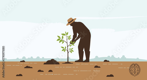 Planting A Sapling: Cultivating Hope For Future Generations In An Ecological Endeavor