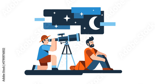 Observing The Cosmos: A Night Of Stargazing And Astronomical Exploration With Friends