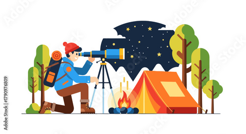 Observing The Cosmos: A Nighttime Adventure Exploring The Celestial Wonders Beyond Earth