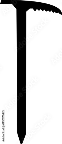 Weapon Icon Axe, Pickaxe, Halberd, Battle Axe, Spear, and War Tool Symbol Ancient and Modern Blade, Metal Armory, and Combat Equipment Vector in Black Color Flat Style