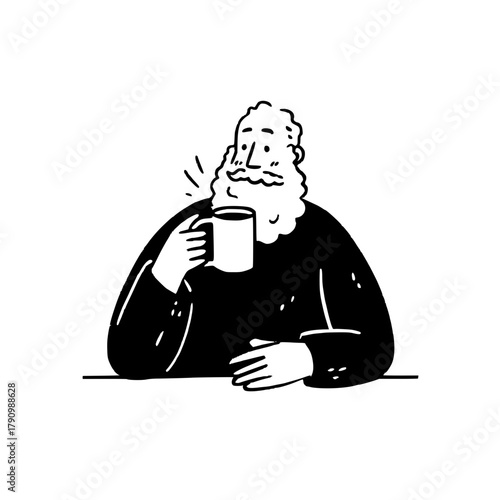 Christmas Vibe Doodle Illustration