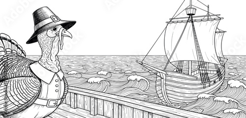 Monochrome sketch-style promotional banner for a special online sale. Hand-drawn vintage advertisement template with a discount coupon and call to action