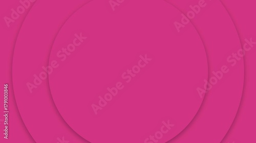 Pink abstract logo promo pattern of circles with the effect of displacement white clean rings animation abstract background for business