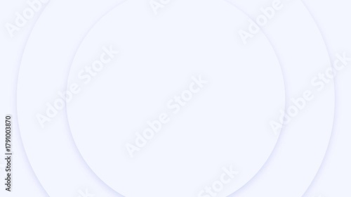 White abstract logo promo pattern of circles with the effect of displacement white clean rings animation abstract background for business
