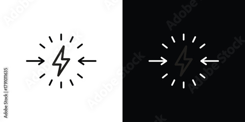 Tableau sur toile Conflict icon logo design. symbol icon vector set