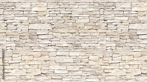White stone wall texture background generative ai